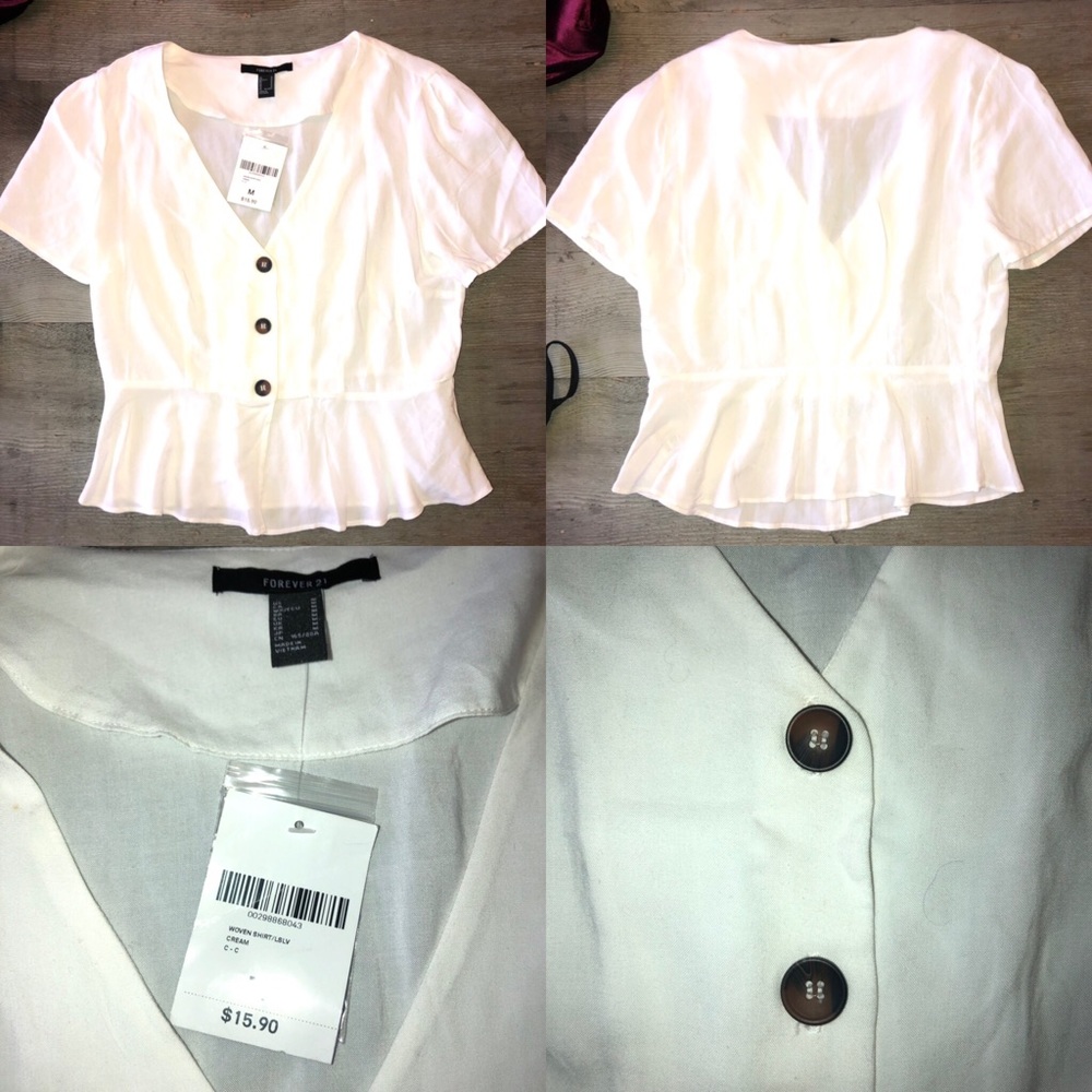 Forever 21 short sleeve blouse